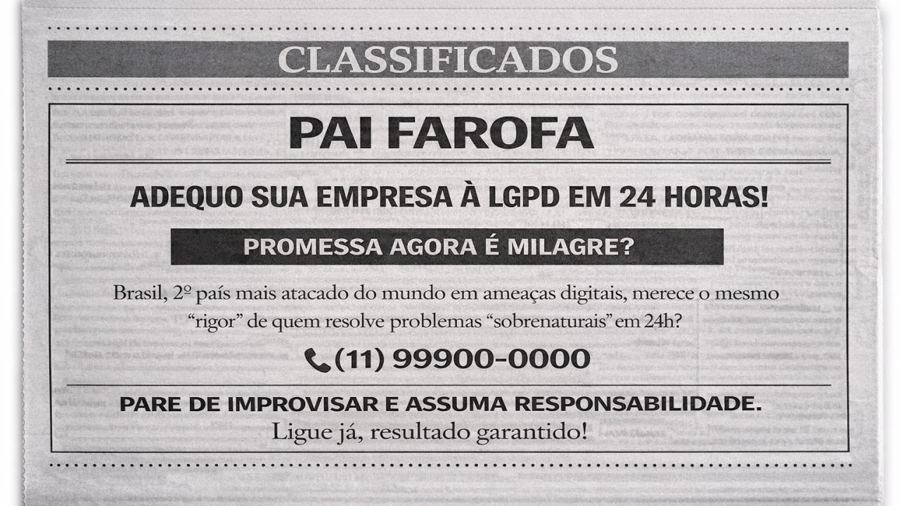 Brasil: 2º país mais atacado digitalmente do mundo e no entanto, ainda escolhe entre improviso e responsabilidade. Até quando?
